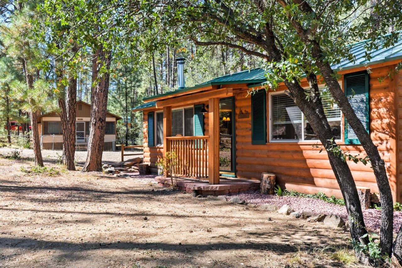 הוילה Cozy Cabin With Ac And Deck, 5 Mi To Downtown פרסקוט מראה חיצוני תמונה